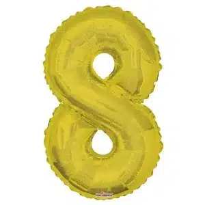 Balão Foil 34 nº 8 Ouro