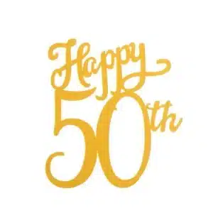 Topper Happy 50th