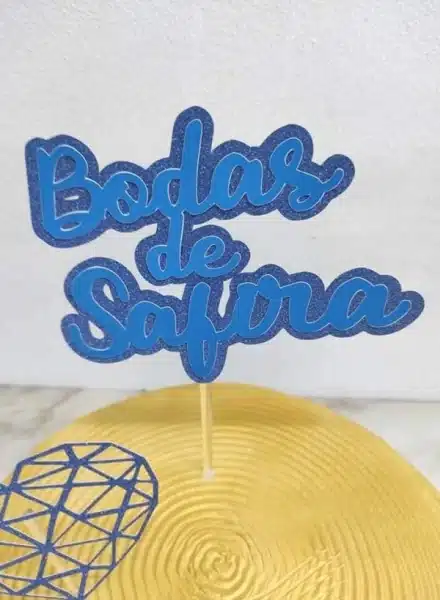 Topper Bodas de Safira (2)