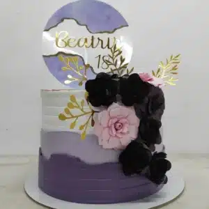 Topper nome personalizado redondo