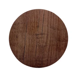Base Redonda Efeito Madeira