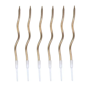 Velas Torcidas Bronze Pormenor