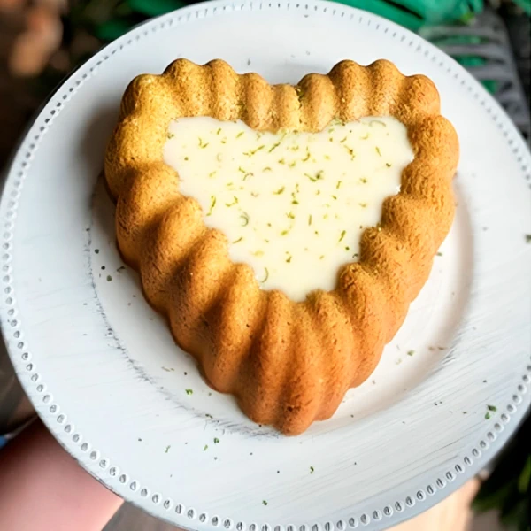 Forma Bellerine Coração Decorado