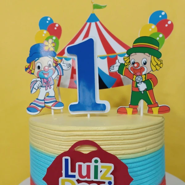 Topper Personalizado Tema Circo