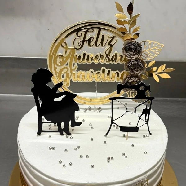 Topper Feliz Aniversário