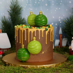 Forma Especial Bolas de Natal Listrada