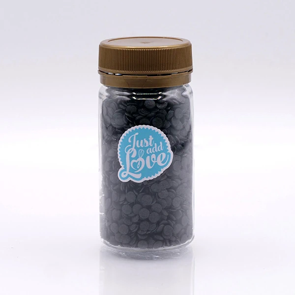 Confettis Preto Frasco